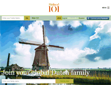 Tablet Screenshot of holland101.com